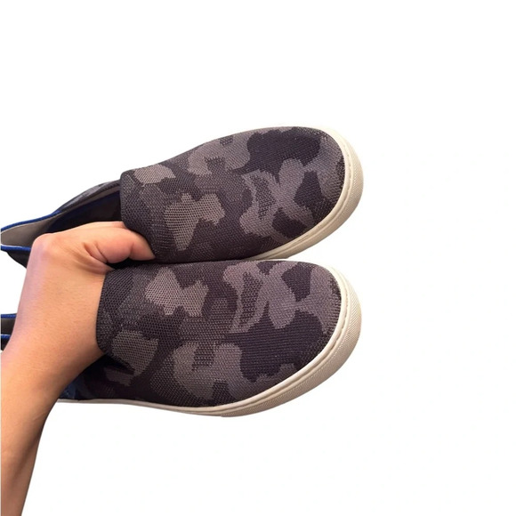 Rothy's The Original Slip On Sneaker In Grey Camo - Picture 5 of 8
